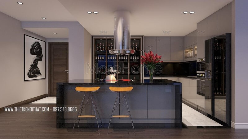 Thiết kế nội thất chung cư Vinhomes Metropolis Liễu Giai - Chị Ngọc